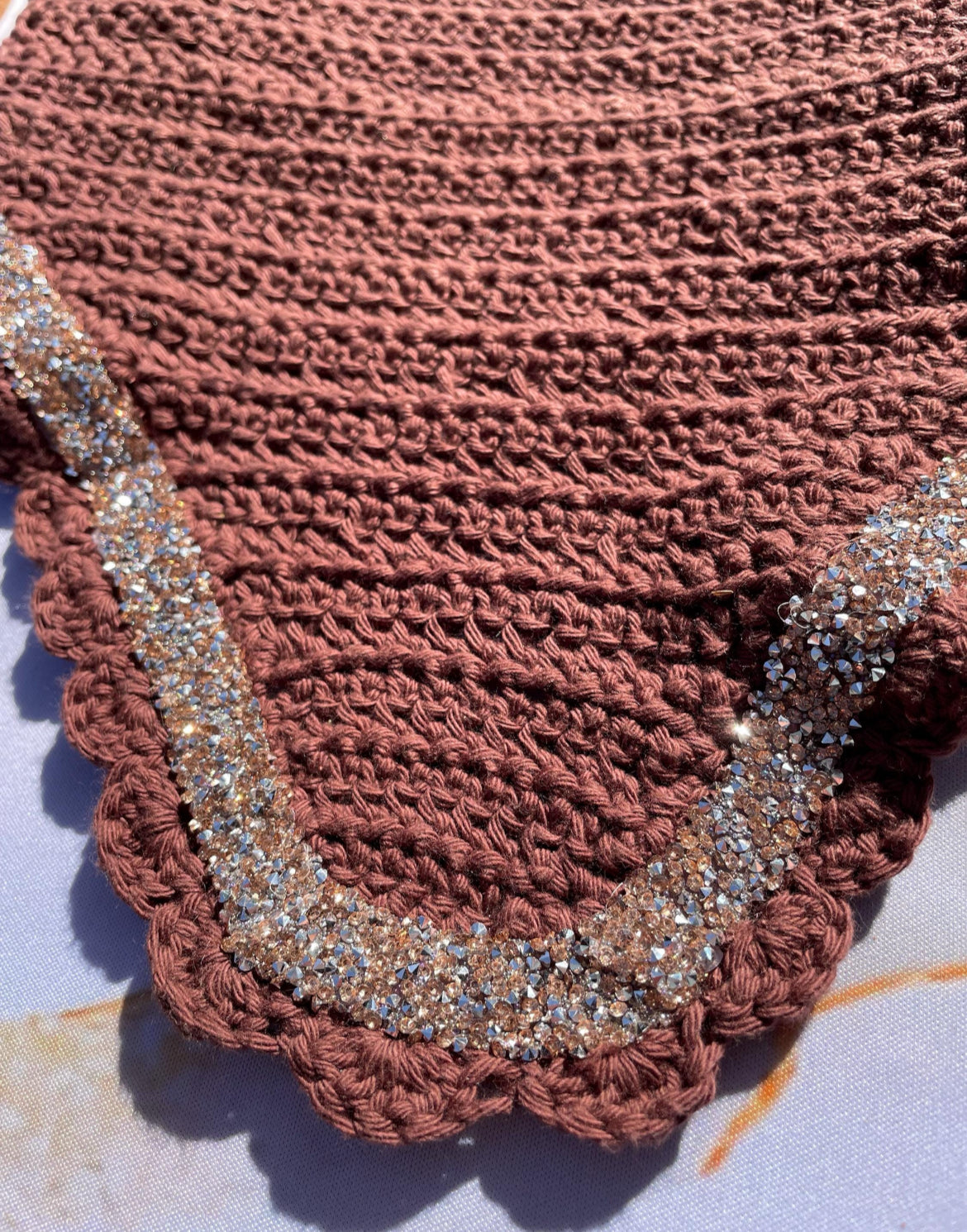 Teddy bear brown horse bonnet