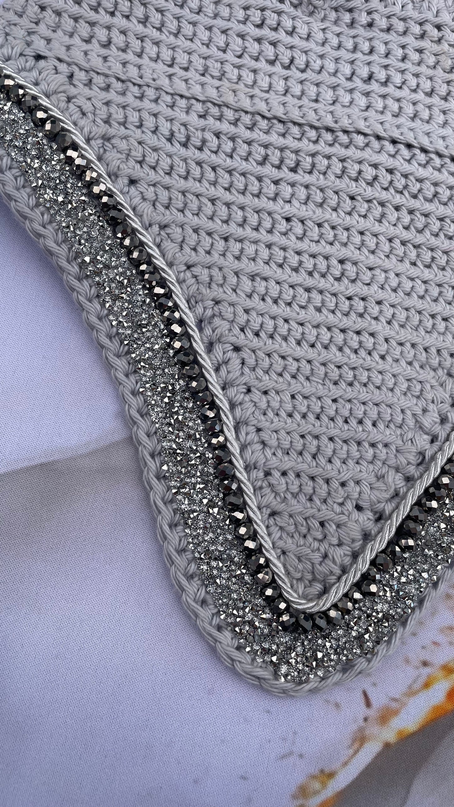 Silver mist horse bonnet