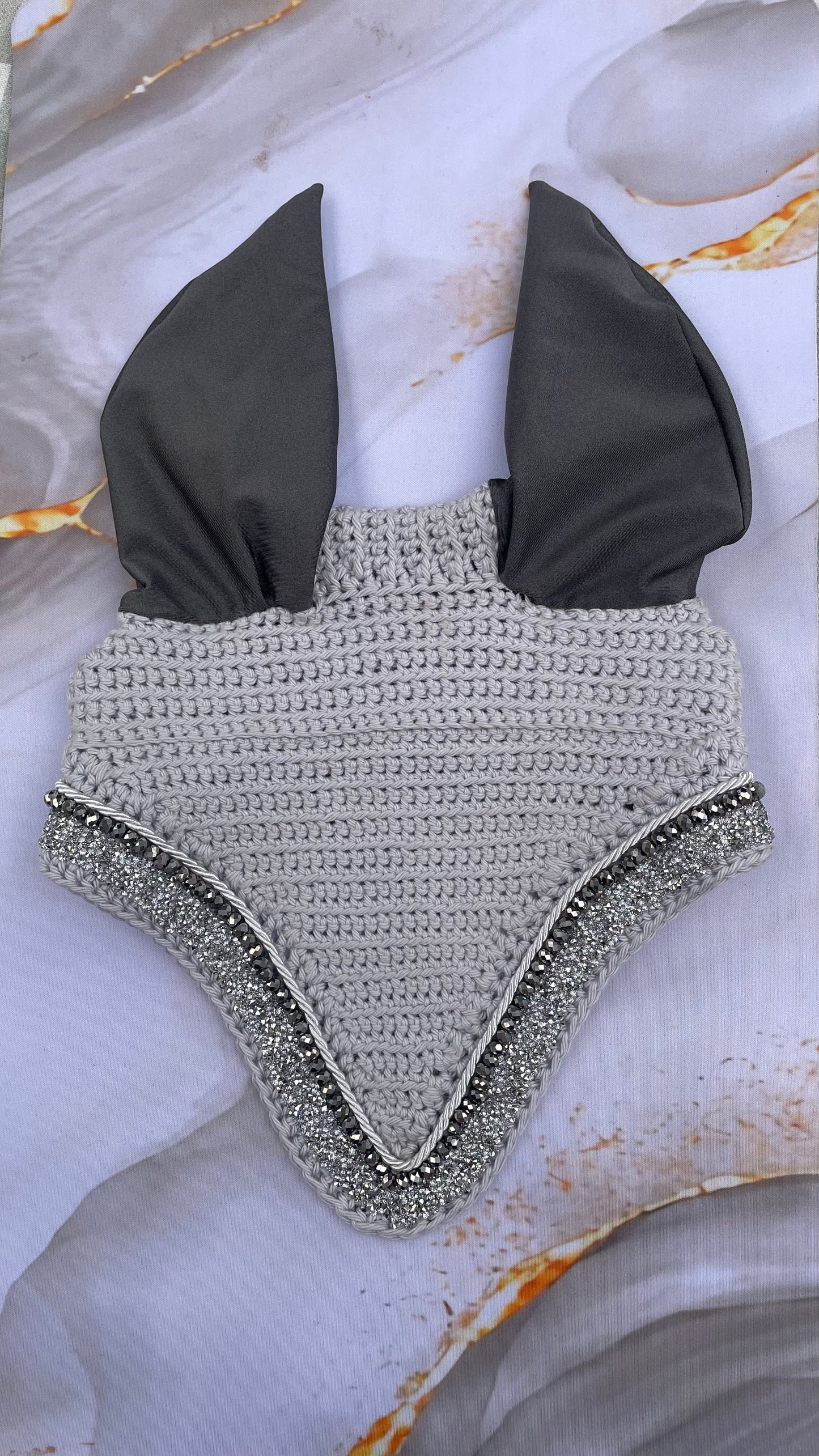 Silver mist horse bonnet