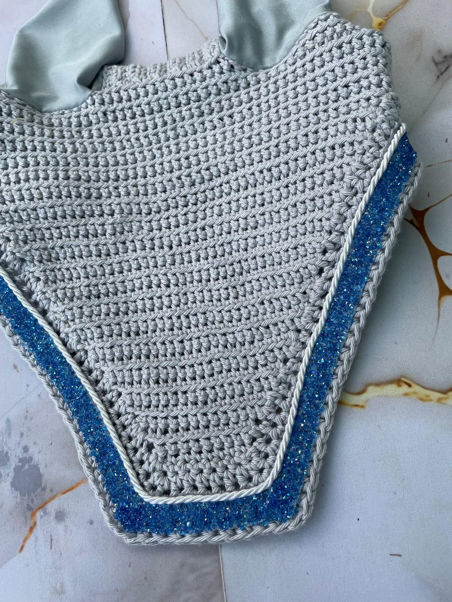 Silver mist blue horse bonnet