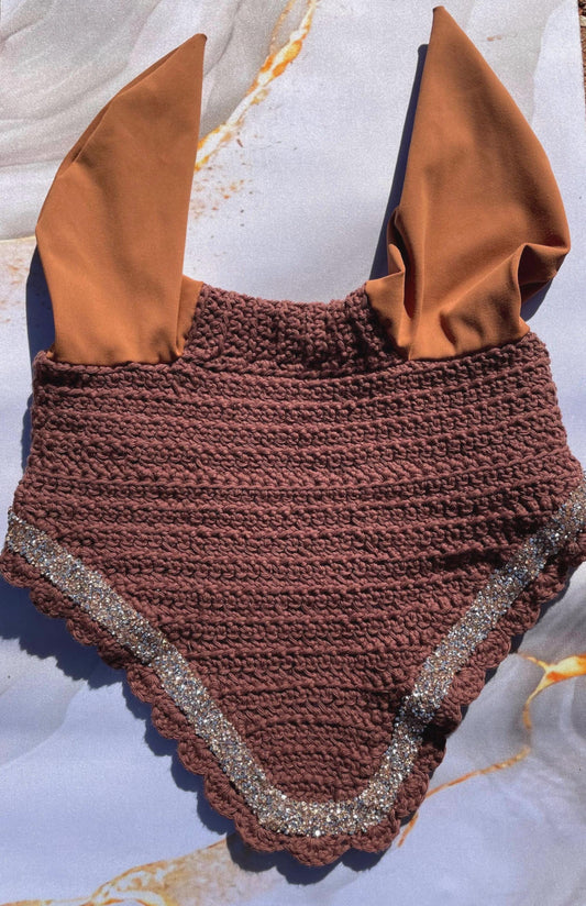 Teddy bear brown horse bonnet